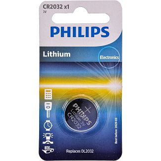 Батарейка дисковая литиевая 3,0 В CR2032 Minicells Lithium PHILIPS