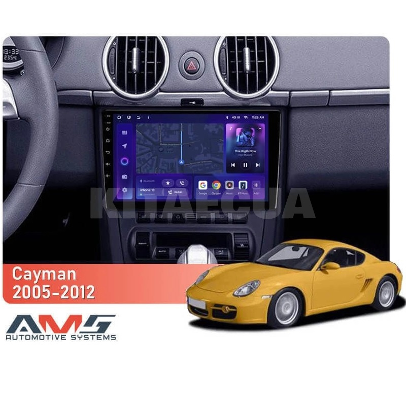 Штатная магнитола MOSS M3 4+32 ГБ 9" Porsche Cayman 987 2005-2012 (L2) AMS (50622) - 2