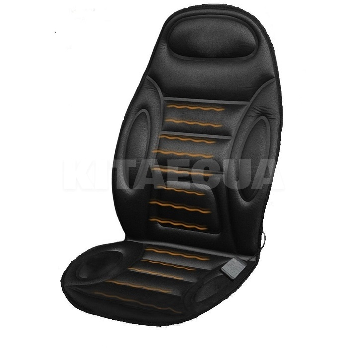 Накидка на сидіння з підігрівом чорна висока 47 см 12 В Дорожня карта (DK-515BK)