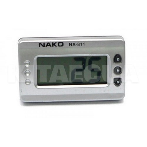 Автомобільний годинник універсальний прямокутний 811А NAKO (24001300)
