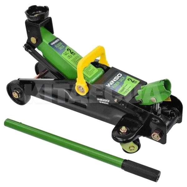 Домкрат гідравлічний підкатний до 2т (130мм-330мм) пластиковий кейс Winso (171710)