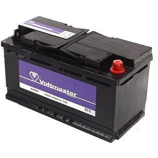 Акумулятор автомобільний 100Ач 830А "+" праворуч Voltmaster