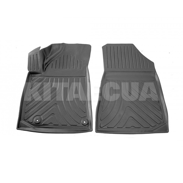 Гумові килимки передні KIA Niro EV (2022-н.в) HK2 кліпси Stingray (1010242)