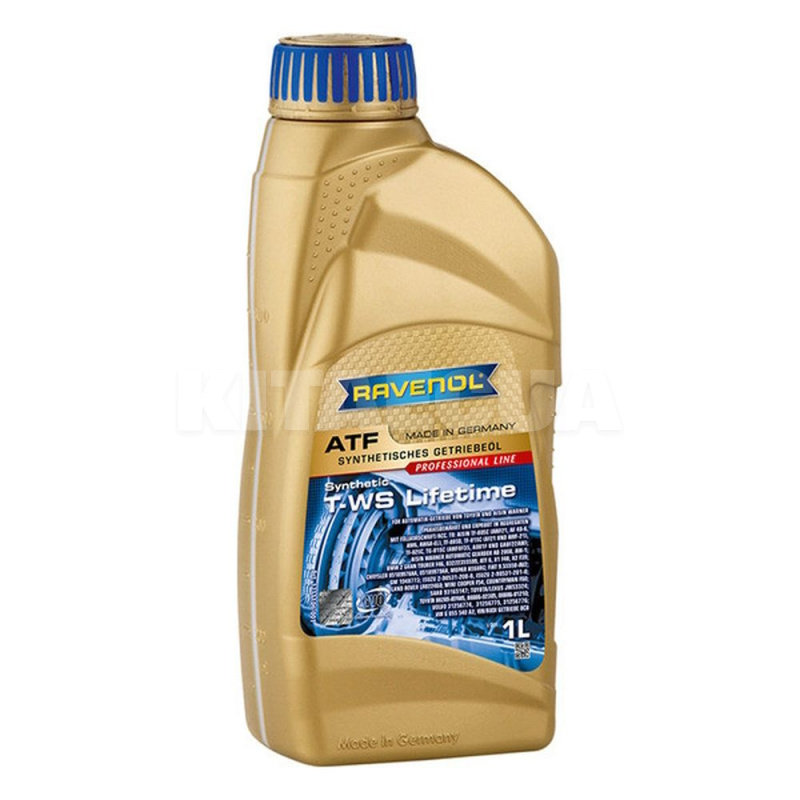 Масло трансмиссионное синтетическое 1л atf t-ws lifetime RAVENOL (RAV ATF T-WS LIFETIM)