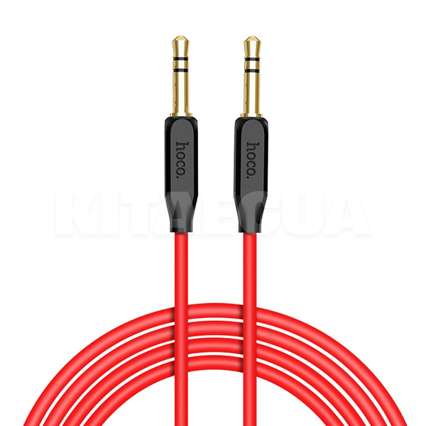 Кабель mini Jack 3.5 мм - mini Jack 3.5 mm UPA11 1м чорний HOCO (6957531079293) - 2