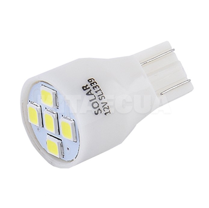 LED лампа для авто W5W T10 6500K Solar (SL1339)