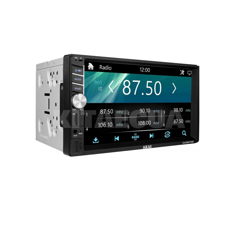 Автомагнитола 2DIN 4x25W 7" TFT-дисплеем AKAI (CA-2DIN7135S) - 2