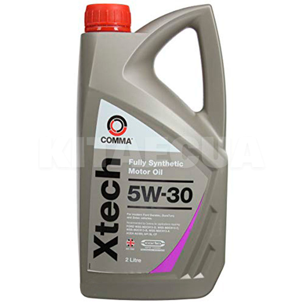 Масло моторное синтетическое 2л 5W-30 X-TECH COMMA (A9FB28)