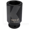 Головка торцева ударна 6-гранна подовжена 36 мм 3/4" 90 мм YATO (YT-1136)