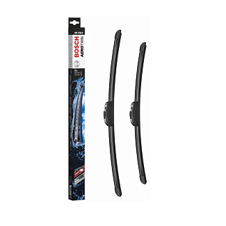 Щітка склоочисника (двірник) 550/475мм безкаркасна Bosch