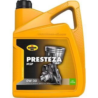 Масло моторное синтетическое 5л 0W-20 Presteza MSP KROON OIL