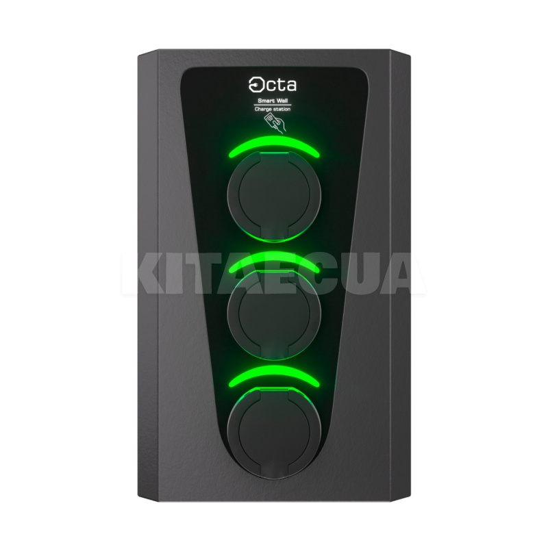 Зарядная станция коммерческая 66 кВт 3-порта SW366-S22-S22-S22 Smart Wall Octa Energy (SW133)