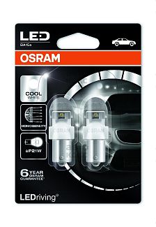LED лампа для авто BA15s 2W Osram