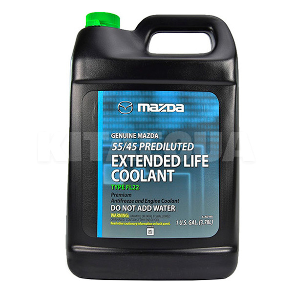 Антифриз зеленый 3,78л G11°С Extended Life Coolant MAZDA (000077508E20)