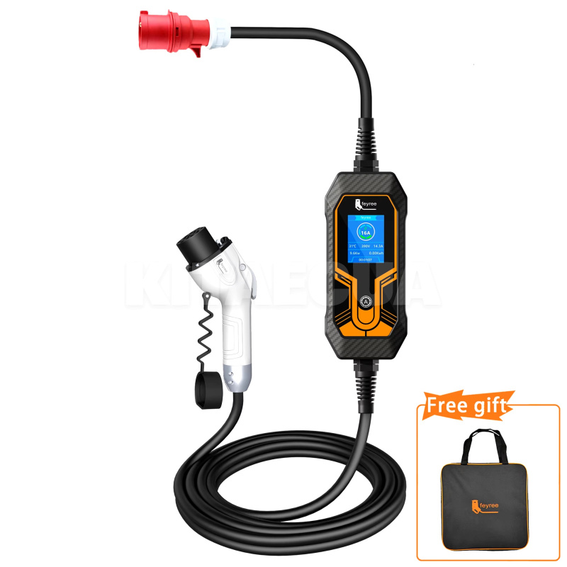 Зарядка для электромобиля GB/T AC 11 кВт 16A 3-фази Lion FEYREE (FY11-16-3PH-GB/T-K8)