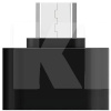 Перехідник USB - microUSB AC-050 чорний XoKo (XK-AC050-BK)