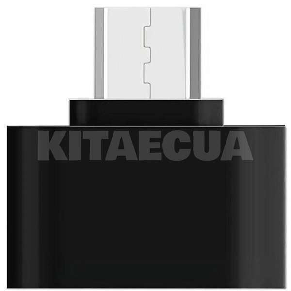 Перехідник USB - microUSB AC-050 чорний XoKo (XK-AC050-BK)