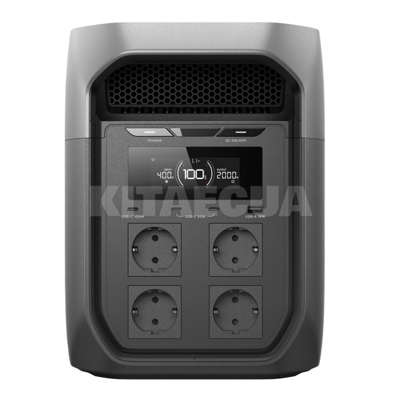 Портативная зарядная станция DELTA 3 Max AV 2048 Втч ECOFLOW (EFD3M-G-EU-CBOX-AV)