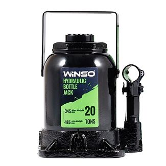 Домкрат гідравлічний пляшковий до 20т (185мм-345мм) Картонна упаковка Winso