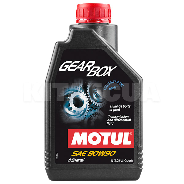 Масло трансмиссионное минеральное 1л 80W-90 GL-4/GL-5 GearBox MOTUL (105787)