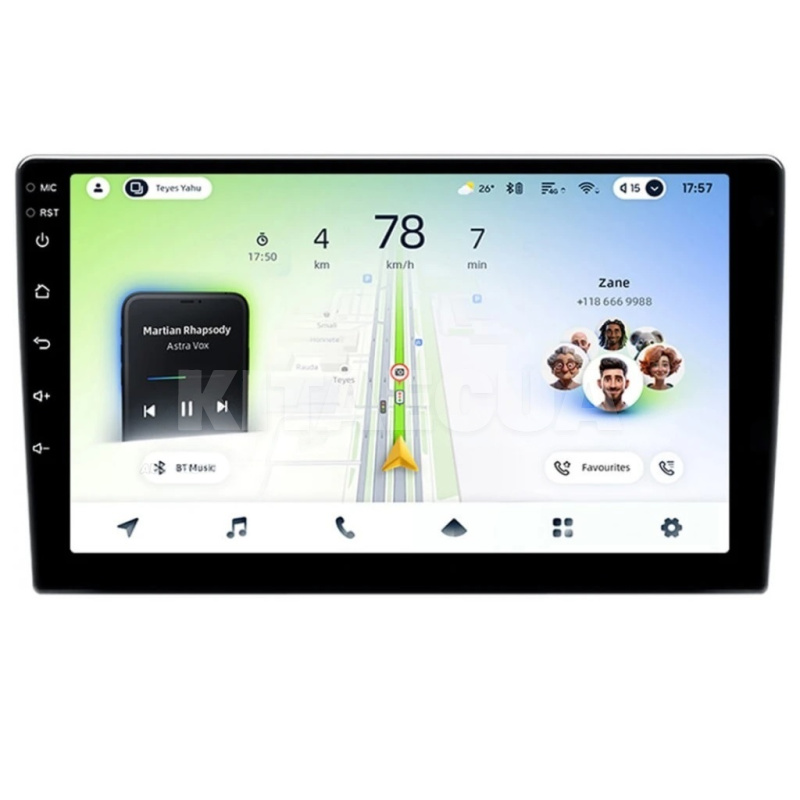 Штатная магнитола CC4L 4+64 Gb 9" Geely Emgrand 7 EC7 2009-2011 Teyes (72673)