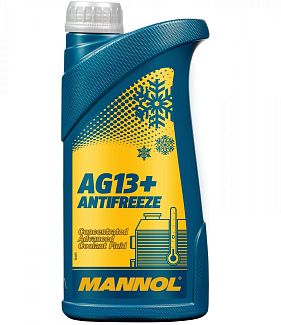 Антифриз-концентрат желтый 1л AG13+ -80°C Advanced Mannol