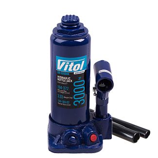 Домкрат гидравлический телескопический до 3т (194мм-372мм) VITOL