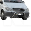 Кенгурятник WT003 Mercedes Vito W639 2004-2014 60мм нержавеющая сталь с усами CAN (dug702244)