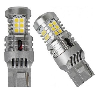 Светодиодная лампа U24 12V W21W 5500K (компл.) AMS