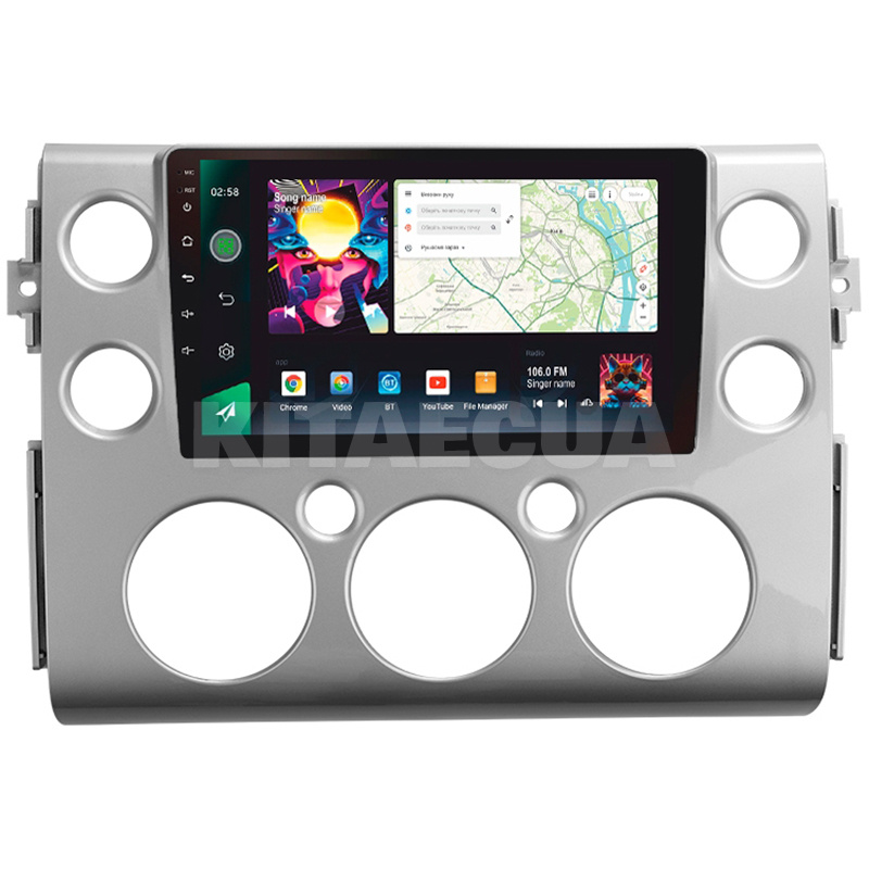 Штатная магнитола PRO 9464 4+64 Gb 9" Toyota FJ Cruiser J15 2006-2020 SIGMA4car (39966)