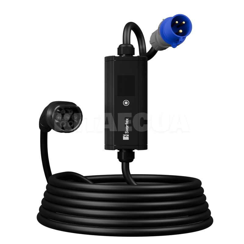 Зарядка для электромобиля Type 2 7.4кВт 32А - CEE 3-pin Svartex (Gen2-7.4-1×32А-Type)