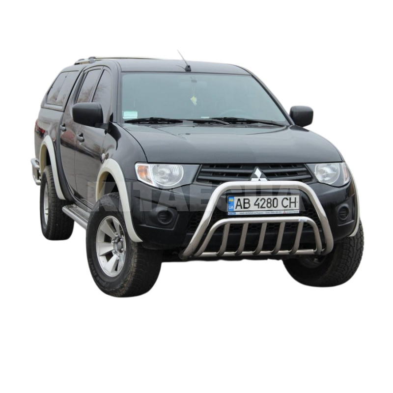 Кенгурятник Mitsubishi L200 2006-2015 нержавеющая сталь CAN (dug564698) - 3