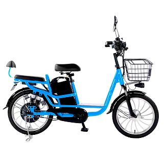 Велоскутер аккумуляторный BKS-500 60 км 500 Вт синий + аккумулятор 60В 20Ач FORTE