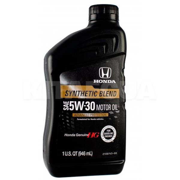 Масло моторное полусинтетическое 0.95л 5W-30 SYNTHETIC BLEND HONDA (08798-9134)