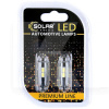 LED лампа для авто Premium Line W2.1x9.5d 6500K (комплект) Solar (SL1345)