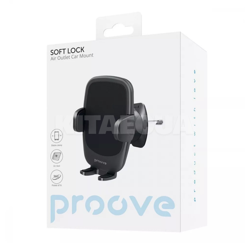 Автомобільний тримач на дефлектор Soft Lock Air Outlet Car Mount PROOVE (555430001) - 3