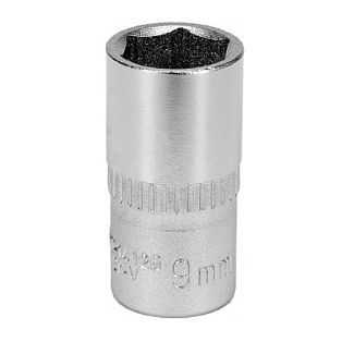 Головка торцевая 6-гранная 9 мм 1/4" YATO