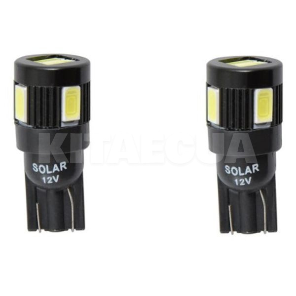 LED лампа для авто W2.1x9.5d 12V (комплект) Solar (LS286_B2)