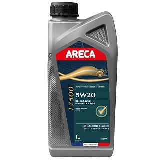 Масло моторное синтетическое 1л 5W-20 F7500 ARECA