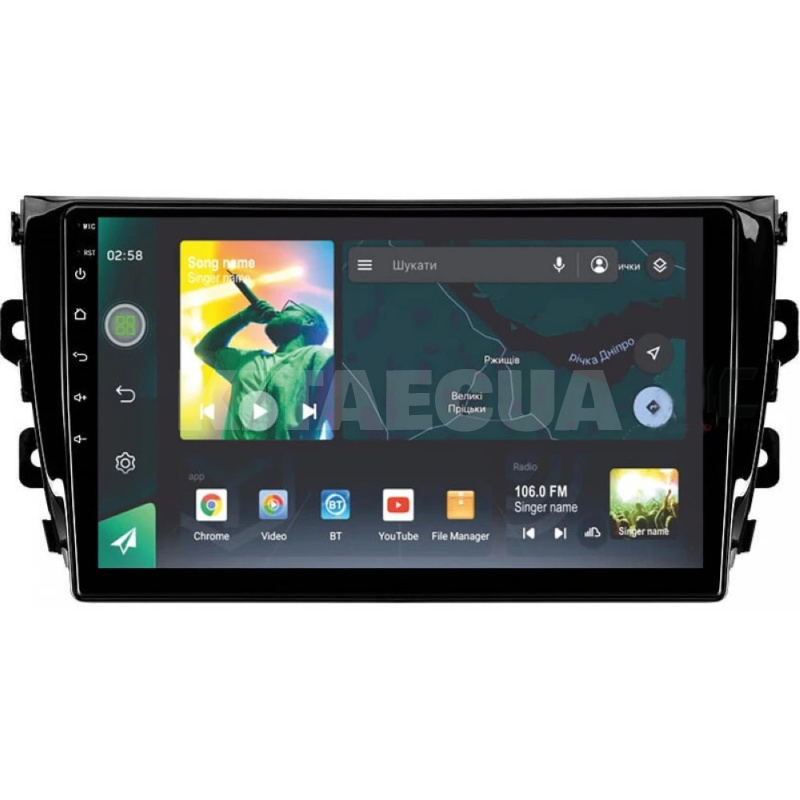 Штатна магнітола X10232 2+32 Gb 10" Zotye T600 2014-2019 SIGMA4car (34243) - 2