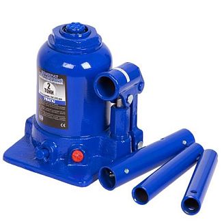 Домкрат гідравлічний пляшковий до 2т (130-370мм) 2 поршні VITOL