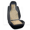 Накидка на сиденье черная массажер (плоская косточка) 45х108 VITOL (106451)
