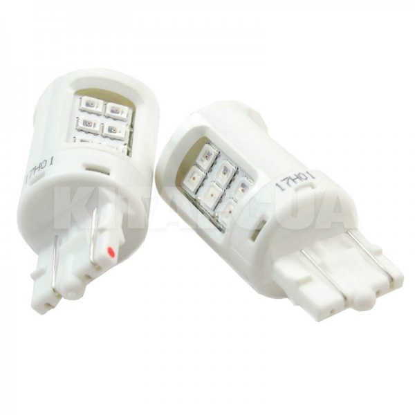 LED лампа для авто Ultinon W3x16q 1.9W red (комплект) PHILIPS (PS 11066 ULR X2)