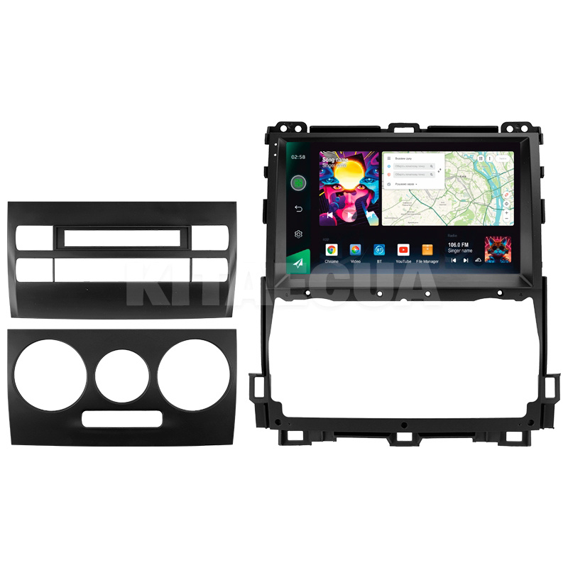 Штатная магнитола PRO 9464 4+64 Gb 9" Toyota Land Cruiser Prado 120 3 III 2002-2009 SIGMA4car (39981)