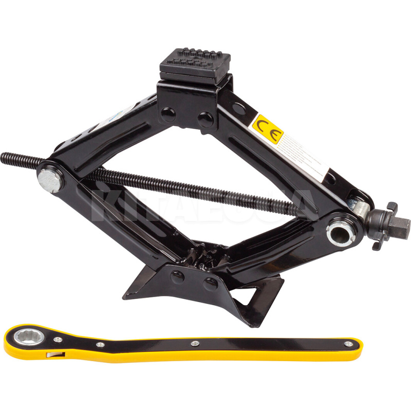 Домкрат механічний ромбовидний 1т (95мм-350мм) LAVITA (LA210210)