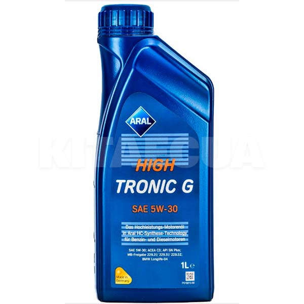Масло моторное синтетическое 1л 5W-30 HighTronic G Aral (AR-21387)