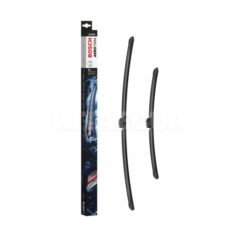 Щітка склоочисника (двірник) 700/450мм безкаркасна Bosch (3 397 014 179)