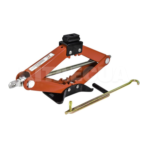 Домкрат механический ромбовидный 2т (120мм-413мм) с резиновой подушкой CARLIFE (SJ227-CARLIFE) - 2