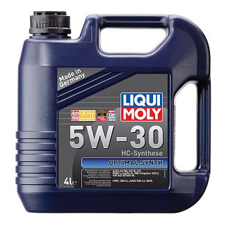 Масло моторное синтетическое 4л 5W-30 Optimal HT Synth LIQUI MOLY