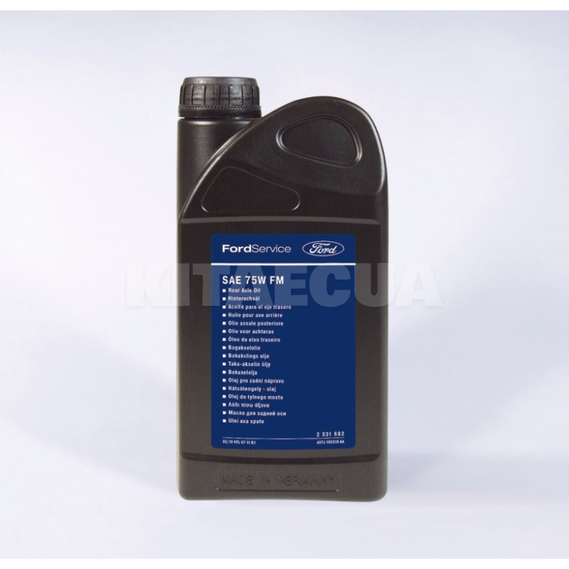 Масло трансмиссионное синтетическое 1л Hypoid 75W-FM FORD (2331682)